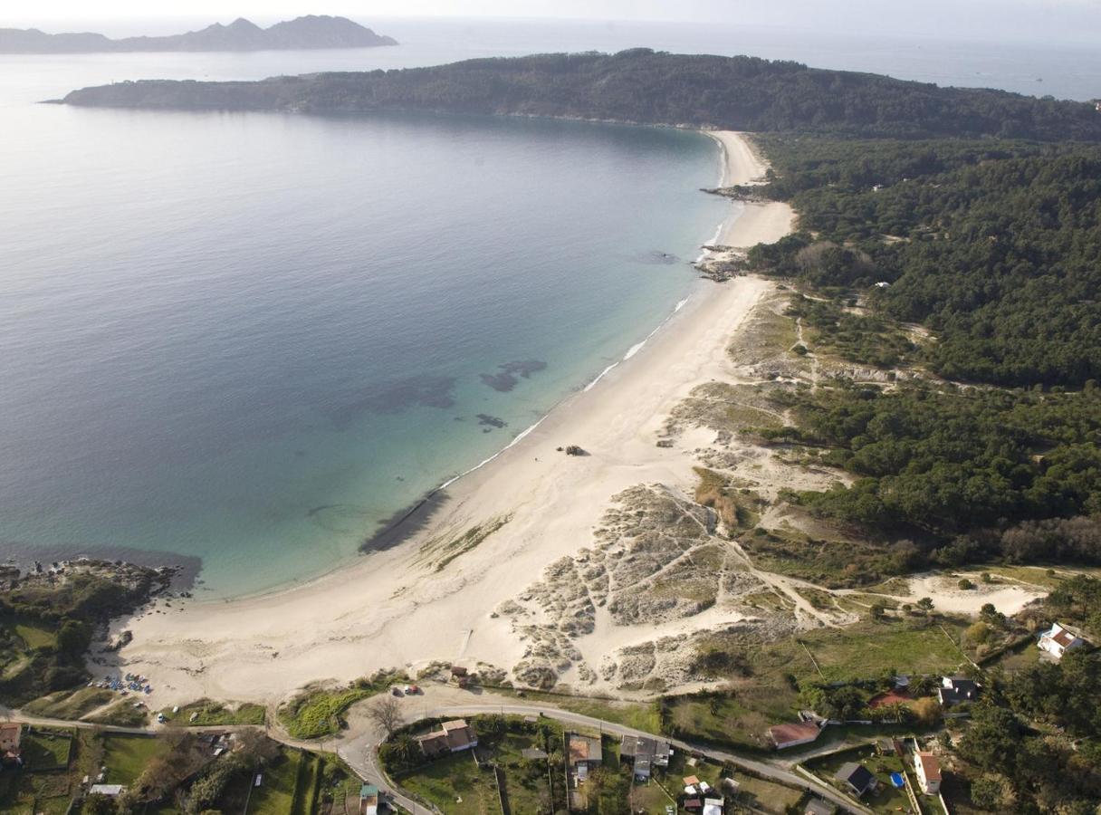 Cabana Rustica En Plena Naturaleza En Playa De Nerga, Ria De Vigo, Hio Екстериор снимка